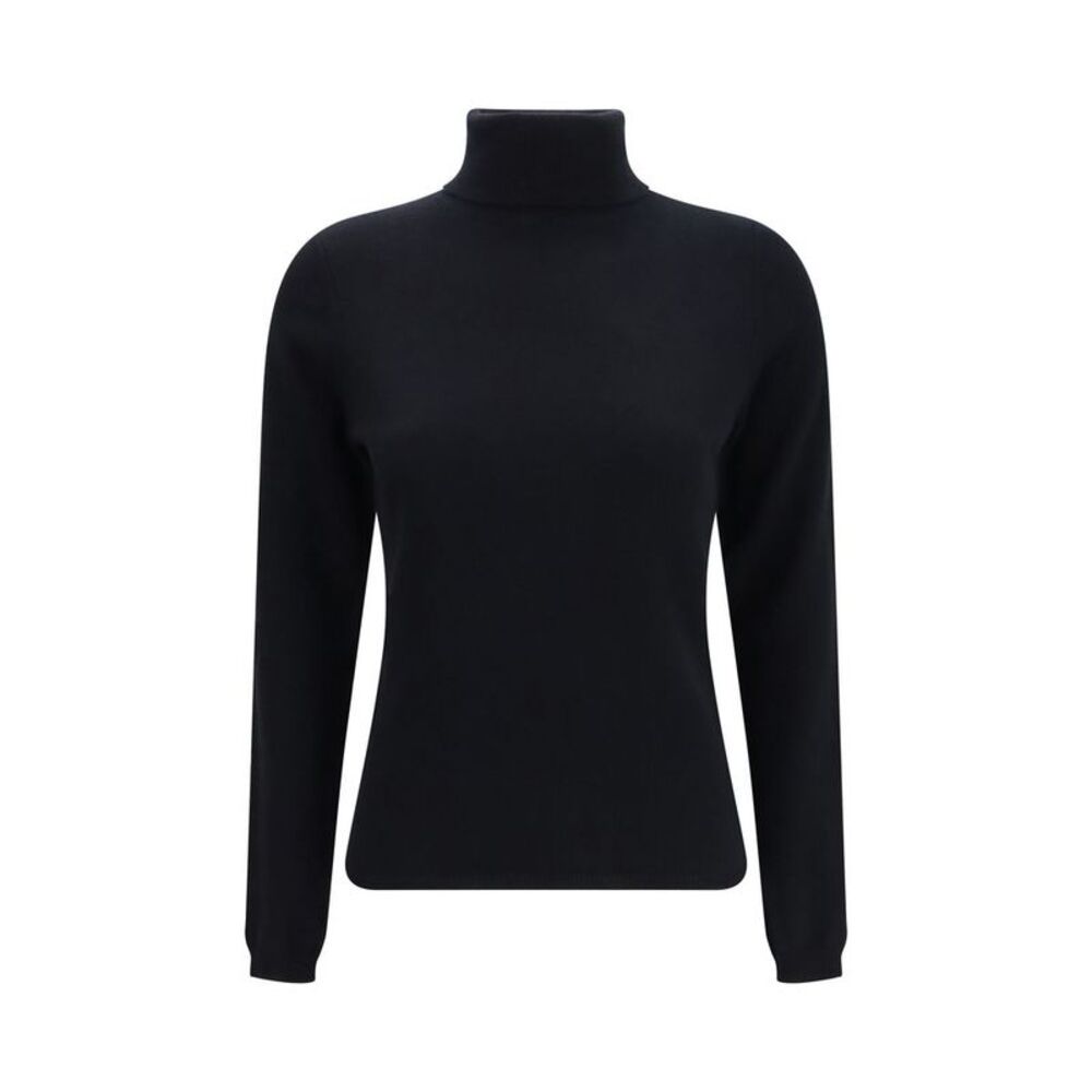 Allude Black Cashmere Women's Turtleneck